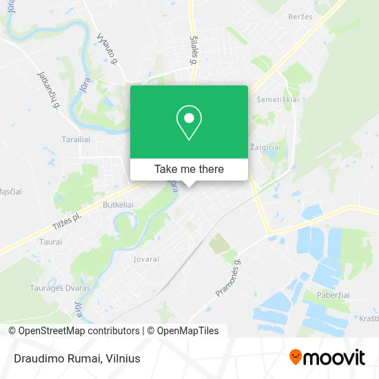 Draudimo Rumai map