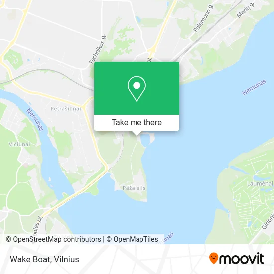 Wake Boat map