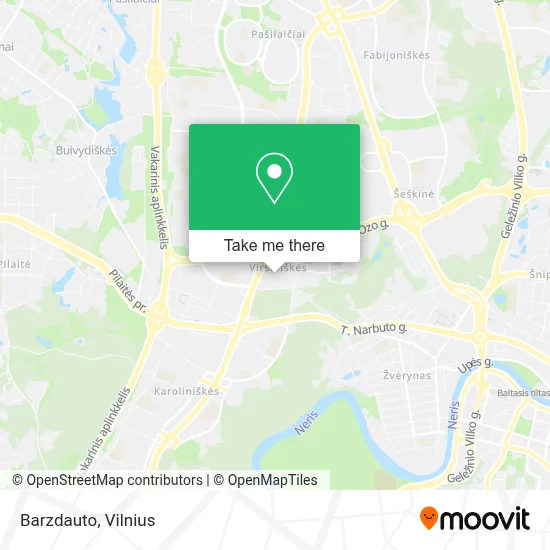 Barzdauto map