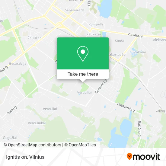Ignitis on map