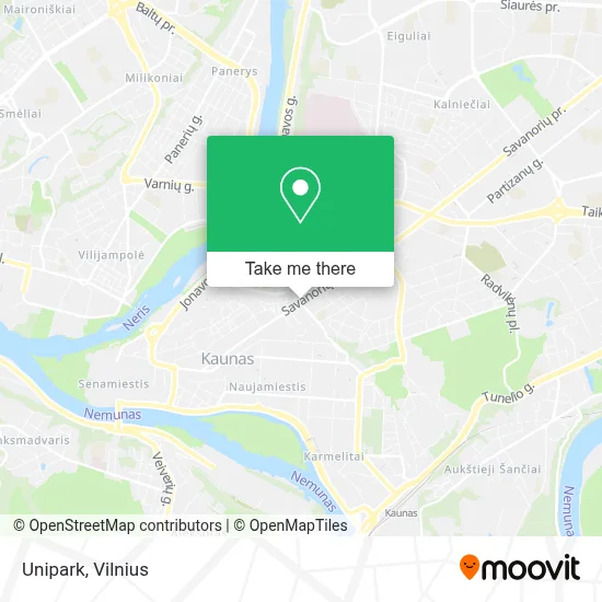 Unipark map