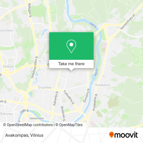 Avakompas map
