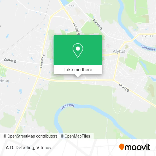 A.D. Detailing map