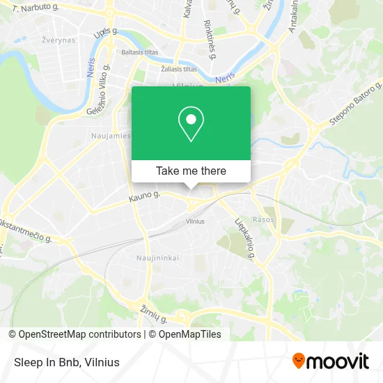 Sleep In Bnb map