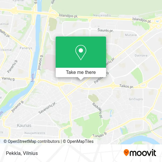 Pekkla map