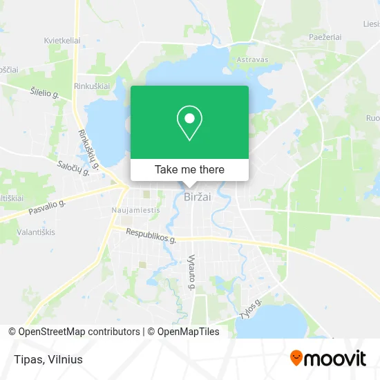 Tipas map