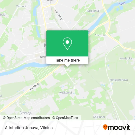 Altstadion Jonava map