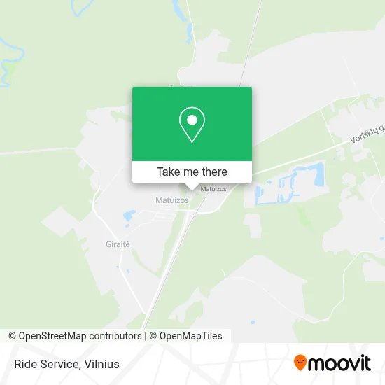 Ride Service map