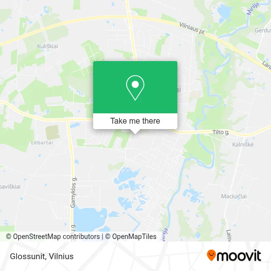Glossunit map