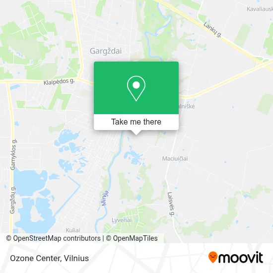 Ozone Center map