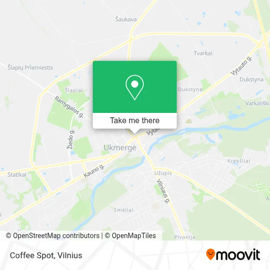 Coffee Spot map