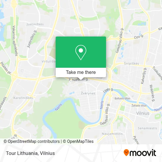 Tour Lithuania map