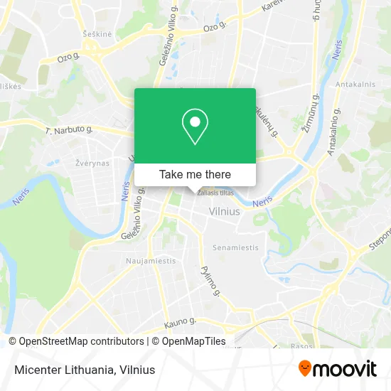 Micenter Lithuania map