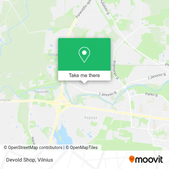 Devold Shop map