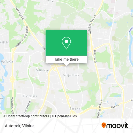 Autotrek map