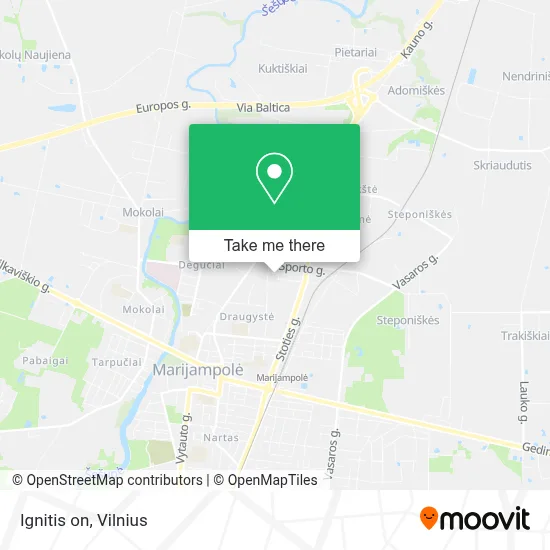 Ignitis on map