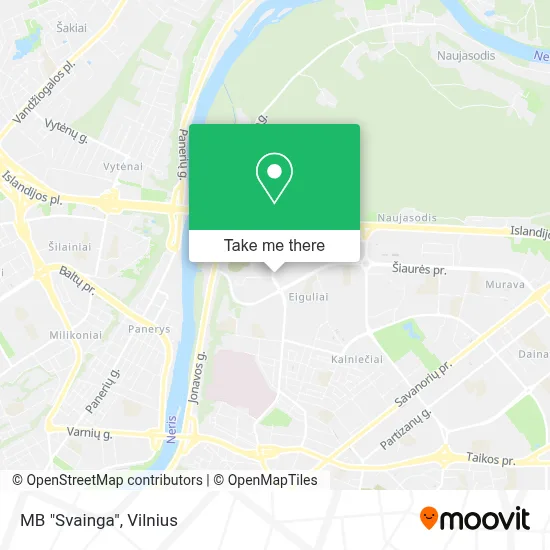 MB "Svainga" map