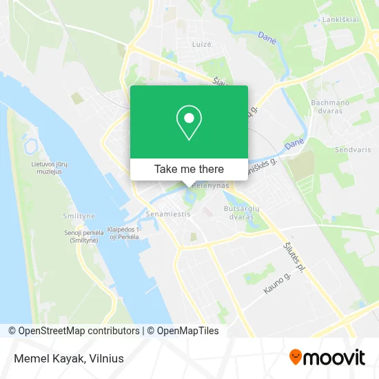 Memel Kayak map