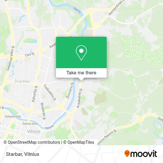 Starbar map