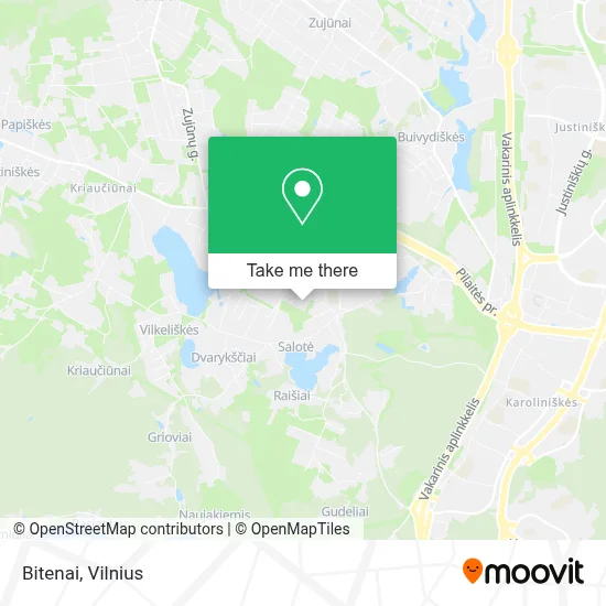 Bitenai map
