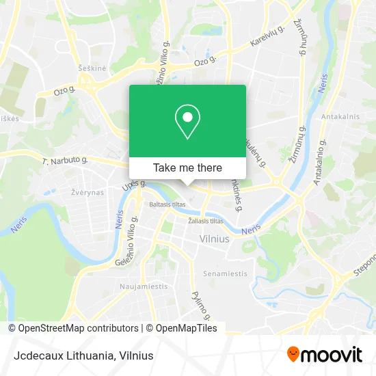 Jcdecaux Lithuania map