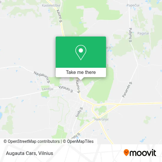 Augauta Cars map