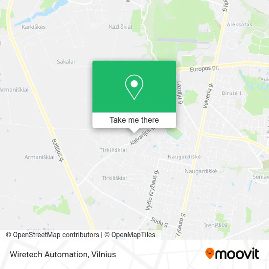 Wiretech Automation map