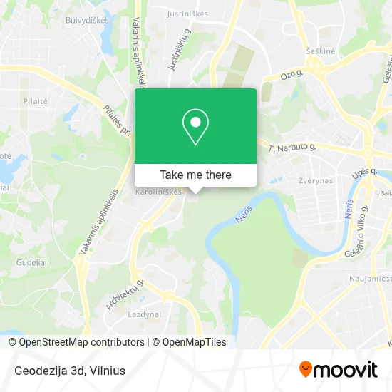Geodezija 3d map
