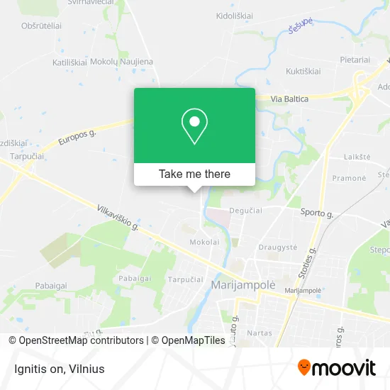 Ignitis on map