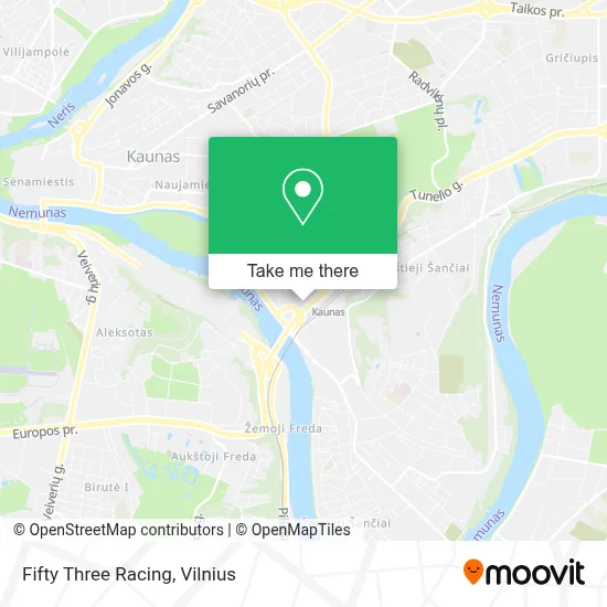 Fifty Three Racing map