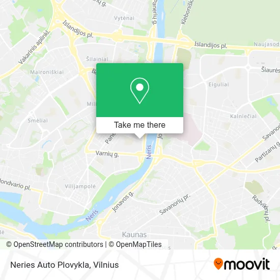 Neries Auto Plovykla map