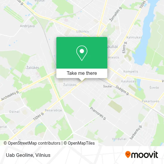 Uab Geoline map