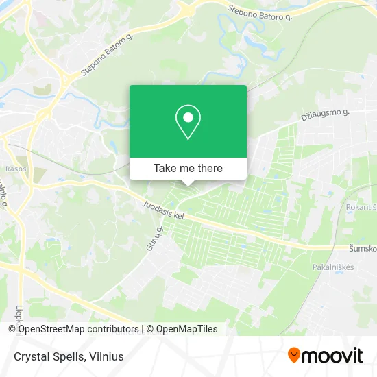 Crystal Spells map
