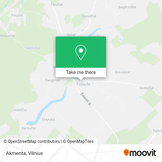 Akmenta map