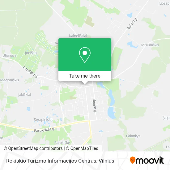 Rokiskio Turizmo Informacijos Centras map