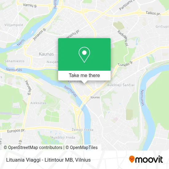 Lituania Viaggi - Litintour MB map