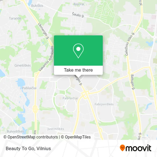 Beauty To Go map