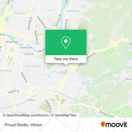 Proud Studio map