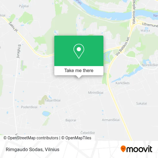 Rimgaudo Sodas map