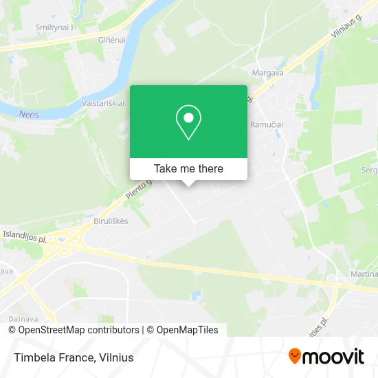 Timbela France map