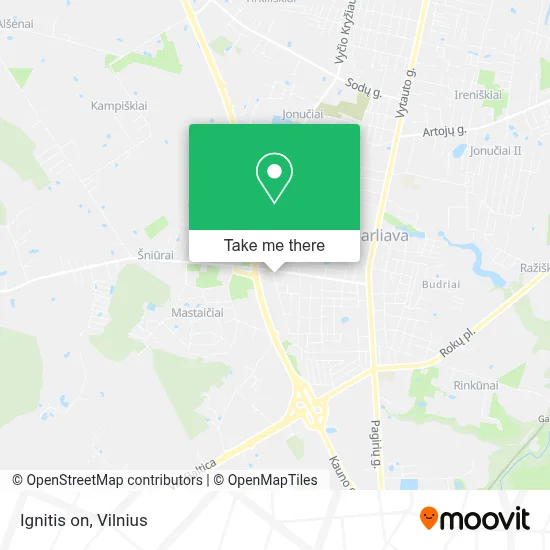 Ignitis on map