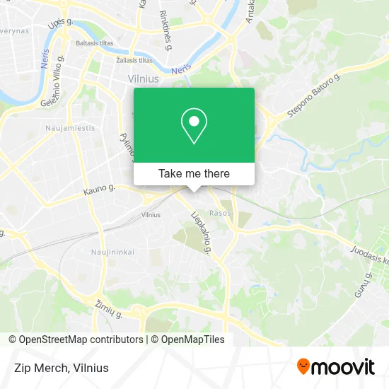 Zip Merch map