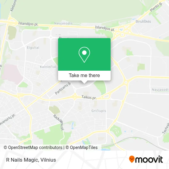 R Nails Magic map