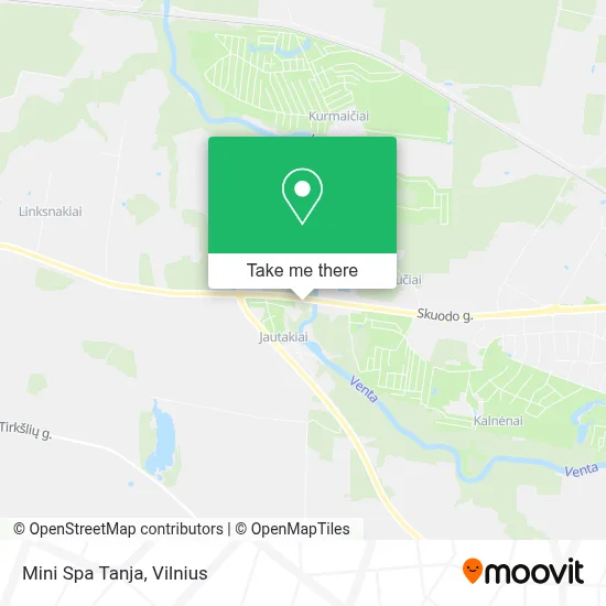 Mini Spa Tanja map