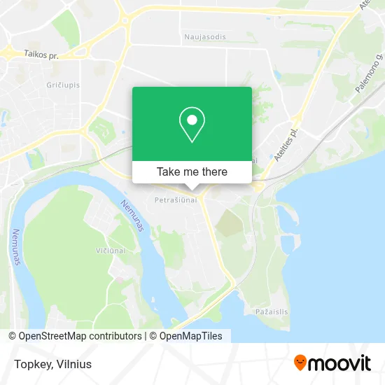 Topkey map