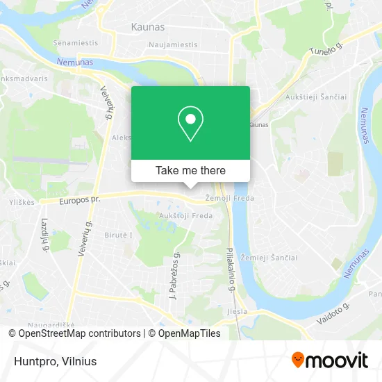 Huntpro map
