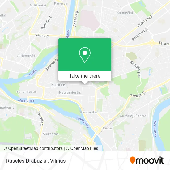 Raseles Drabuziai map