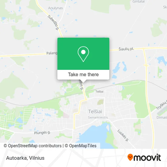 Autoarka map