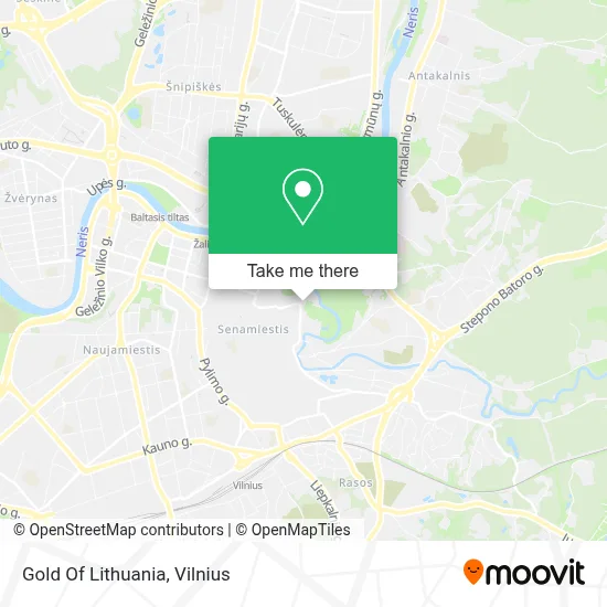 Gold Of Lithuania map