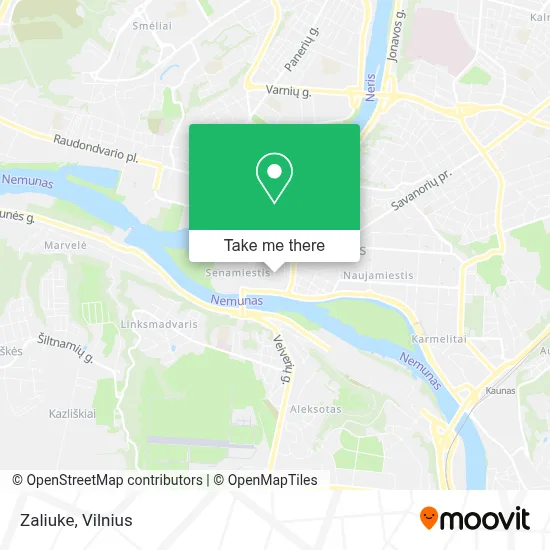 Zaliuke map